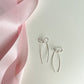 BOW THREADER EARRINGS