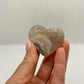 GEMSTONE HEART - GREEN FLOWER AGATE