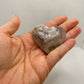 GEMSTONE HEART - GREEN FLOWER AGATE