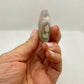 GEMSTONE HEART - GREEN FLOWER AGATE