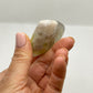 GEMSTONE HEART - GREEN FLOWER AGATE