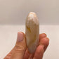 GEMSTONE HEART - FLOWER AGATE