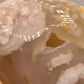 GEMSTONE HEART - FLOWER AGATE
