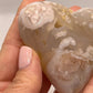 GEMSTONE HEART - FLOWER AGATE