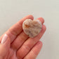 GEMSTONE HEART - FLOWER AGATE