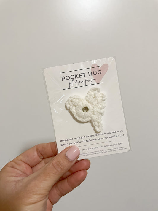 POCKET HUG - DOVE, SET OF THREE