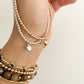 CUORE D'ORO 14K GOLD FILLED BEADED BRACELET