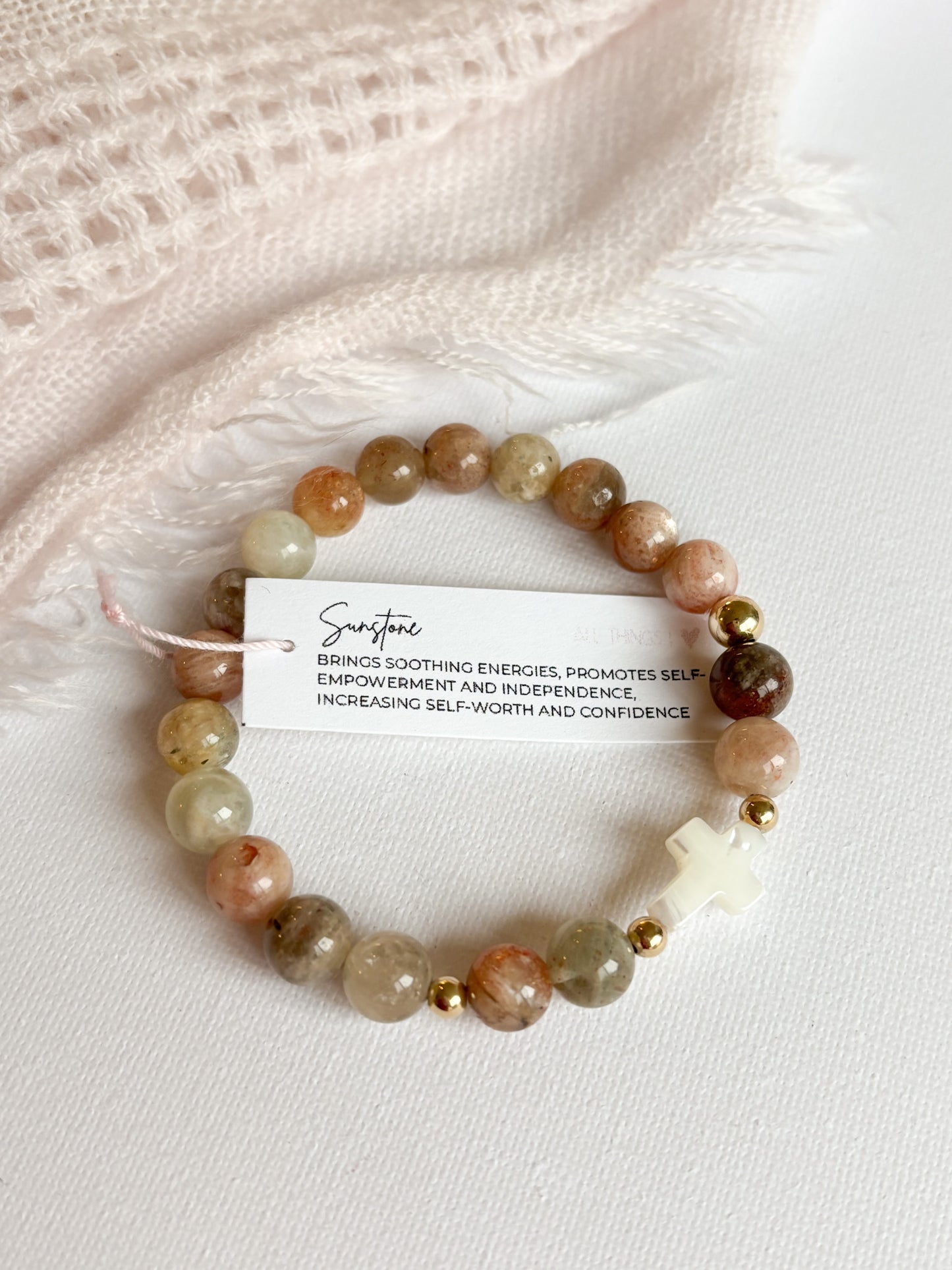 *CROCIFISSO BRACELET 8MM - READY TO ROCK