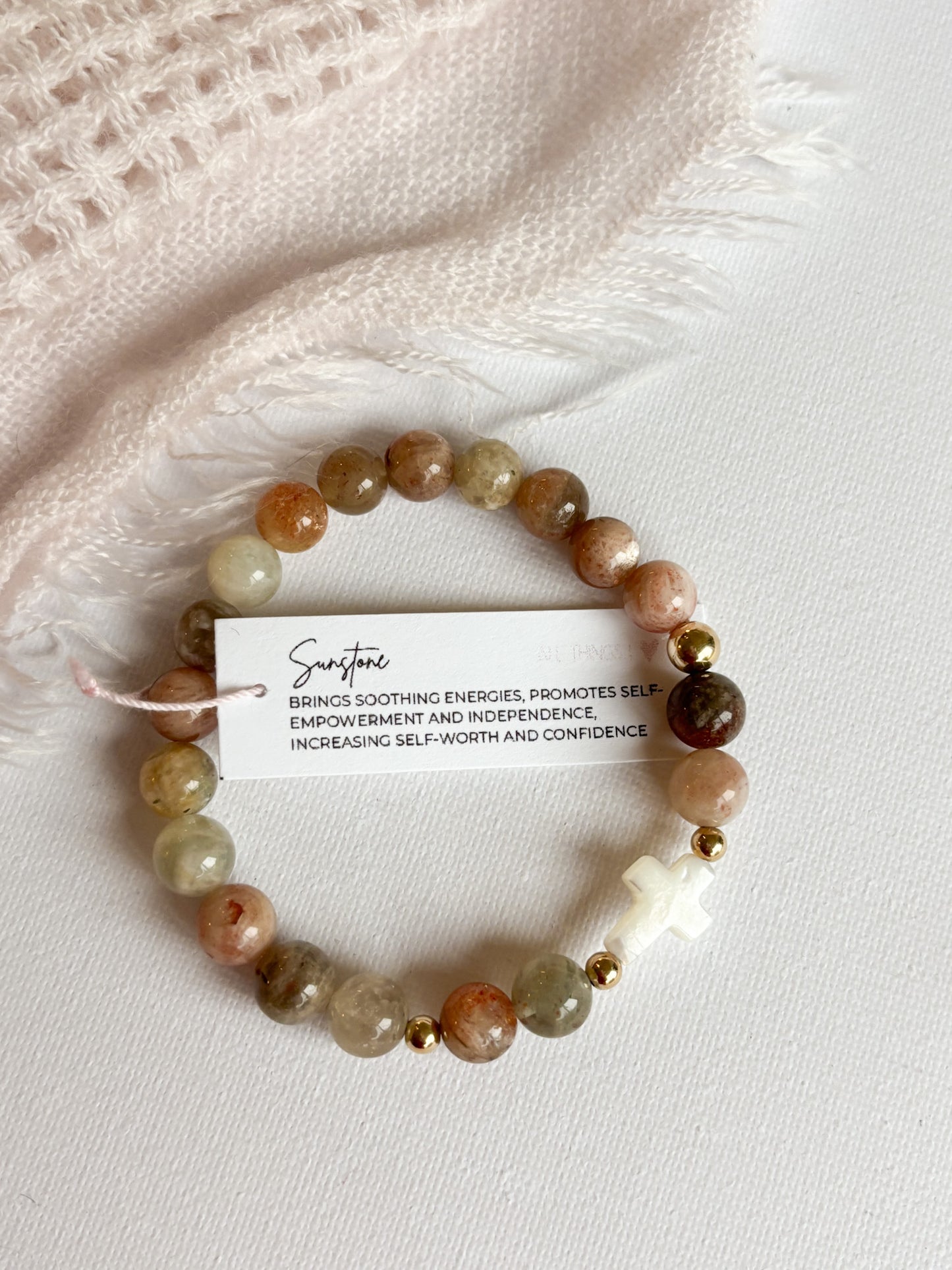 *CROCIFISSO BRACELET 8MM - READY TO ROCK