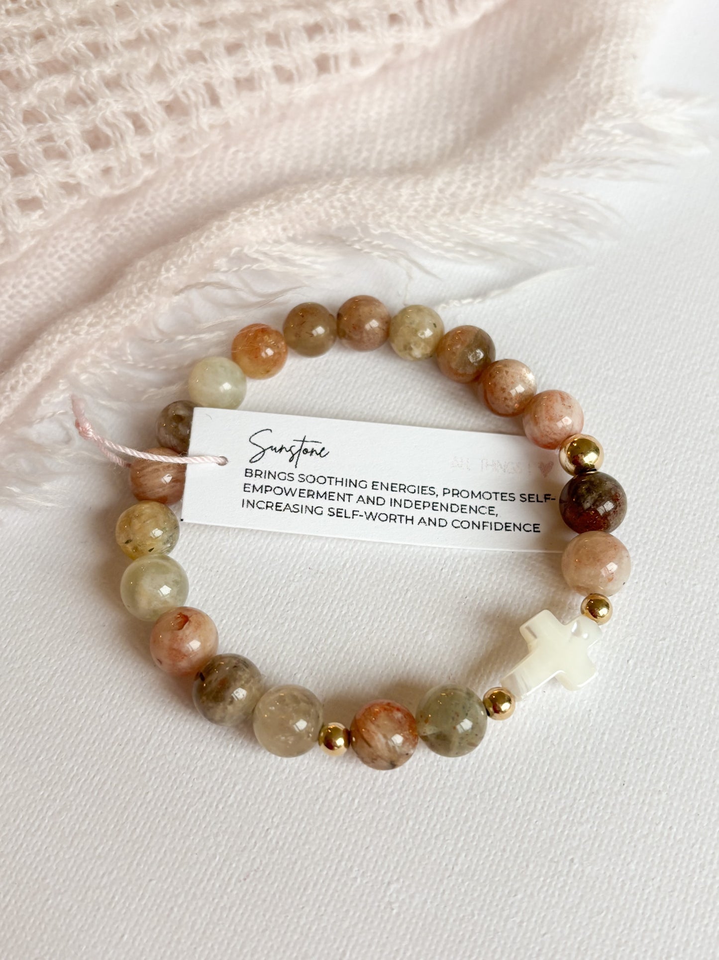 *CROCIFISSO BRACELET 8MM - READY TO ROCK