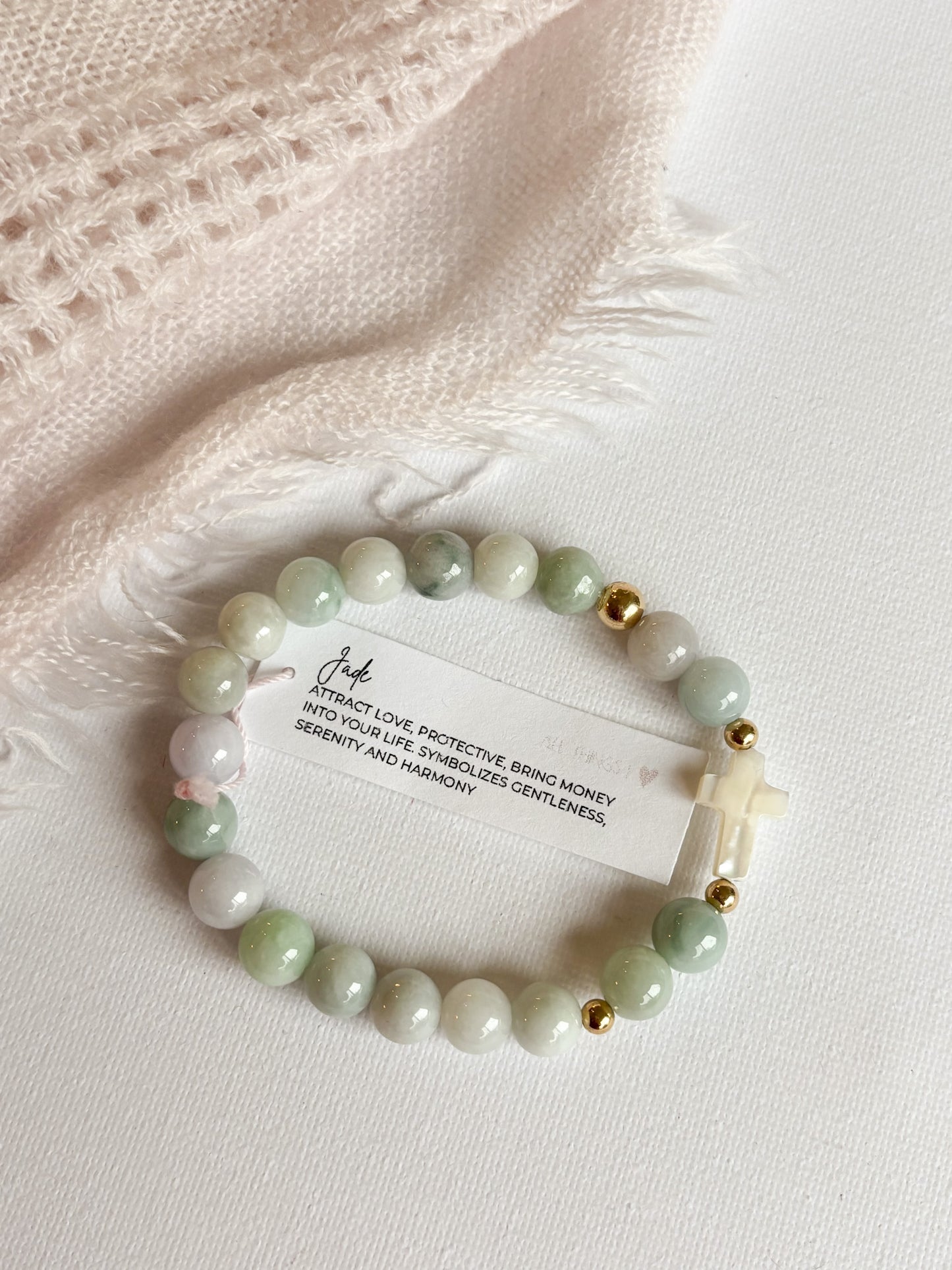 *CROCIFISSO BRACELET 8MM - READY TO ROCK