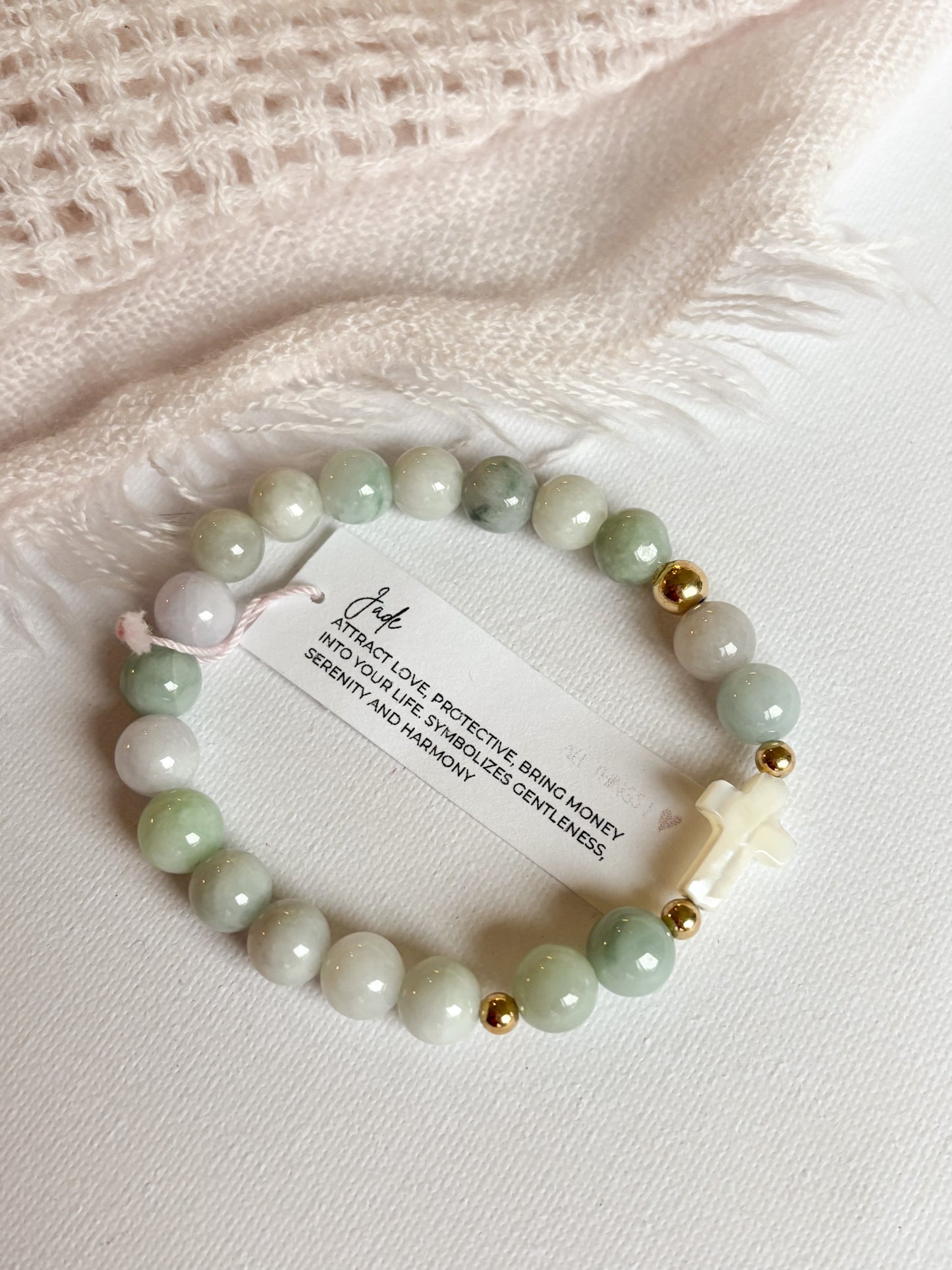 *CROCIFISSO BRACELET 8MM - READY TO ROCK