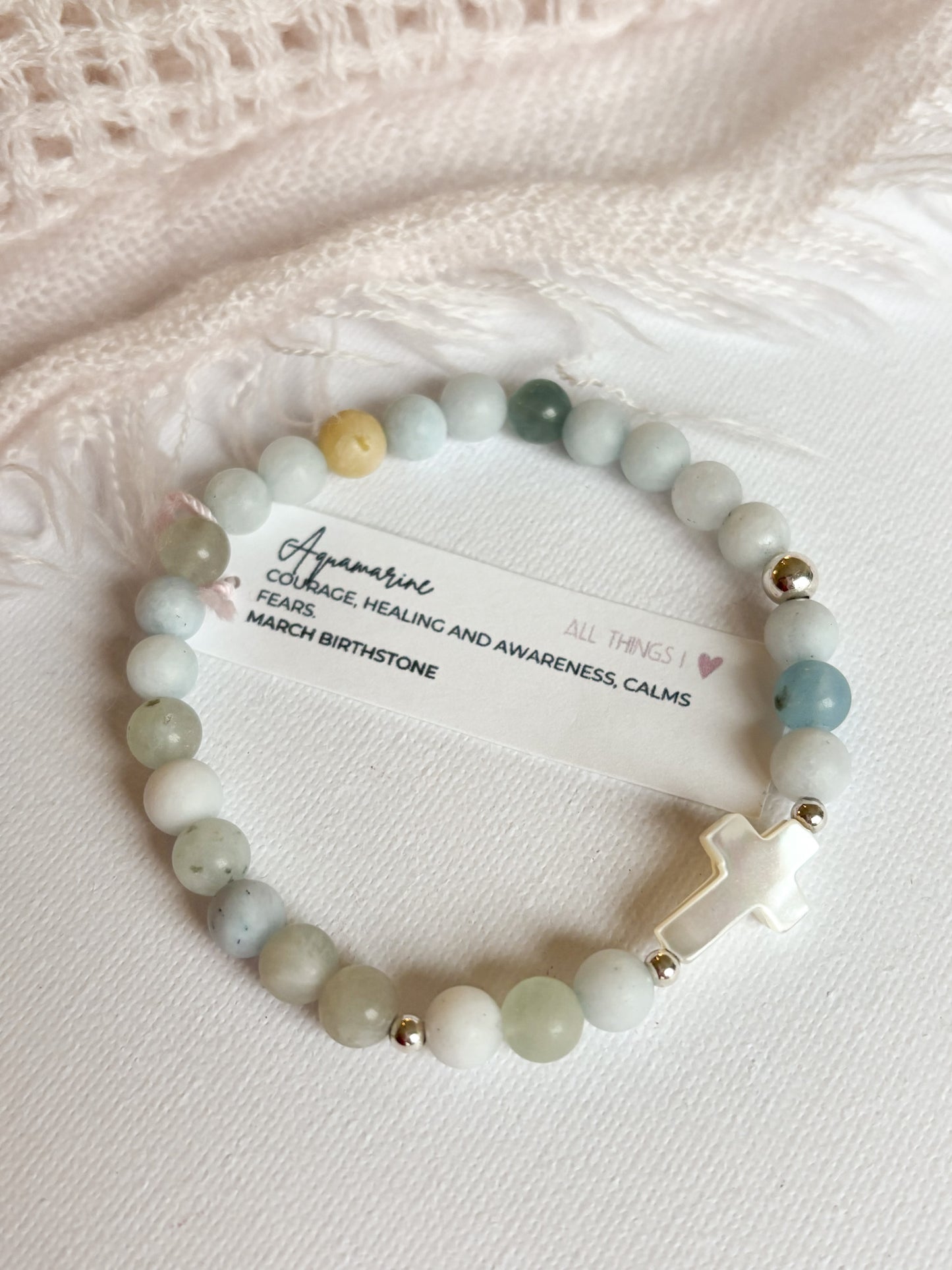 *CROCIFISSO BRACELET 6MM - READY TO ROCK