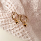 CUORE D'ORO HINGE HOOP EARRINGS