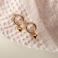 CUORE D'ORO HINGE HOOP EARRINGS