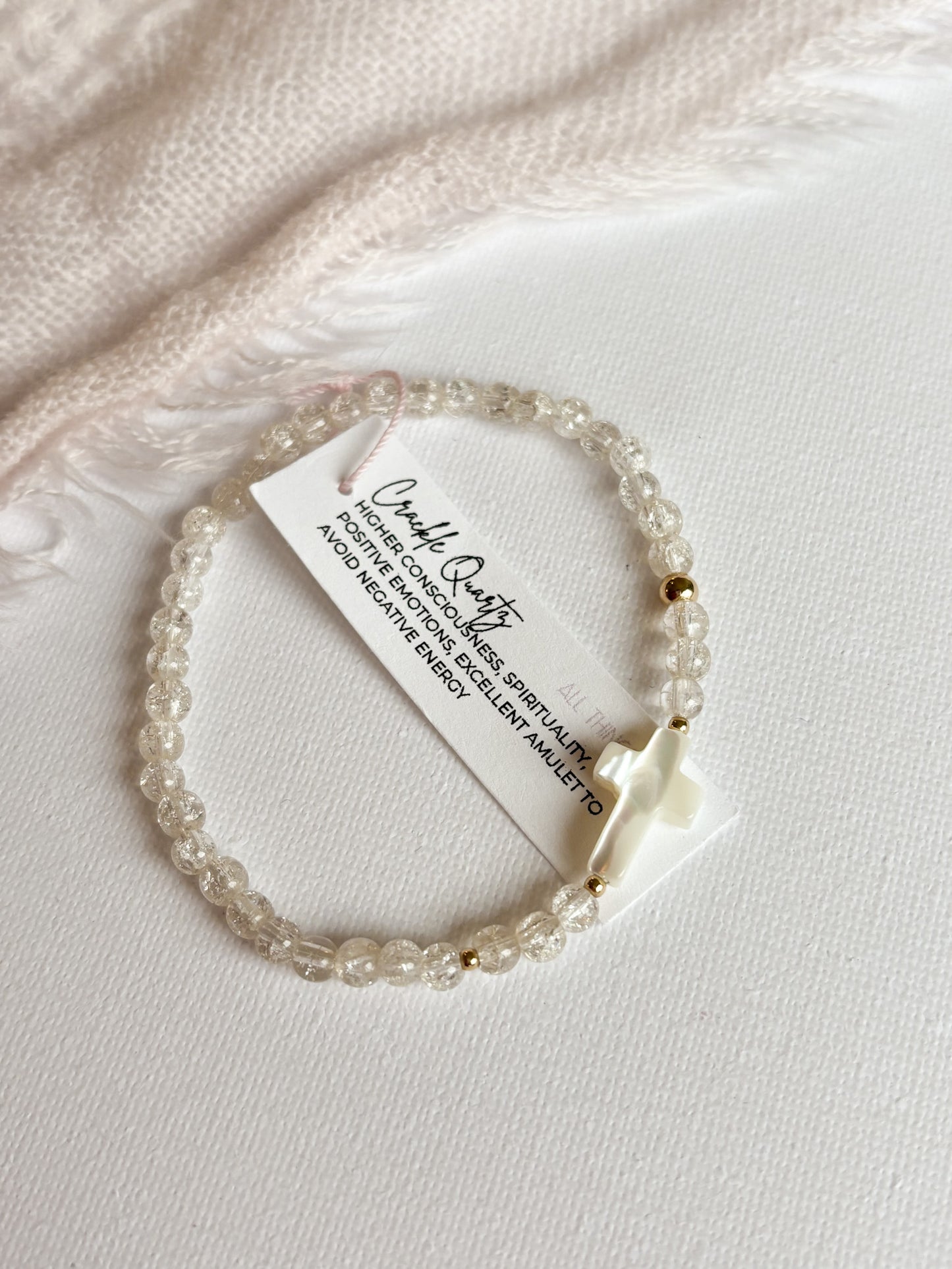 *CROCIFISSO BRACELET 4MM - READY TO ROCK