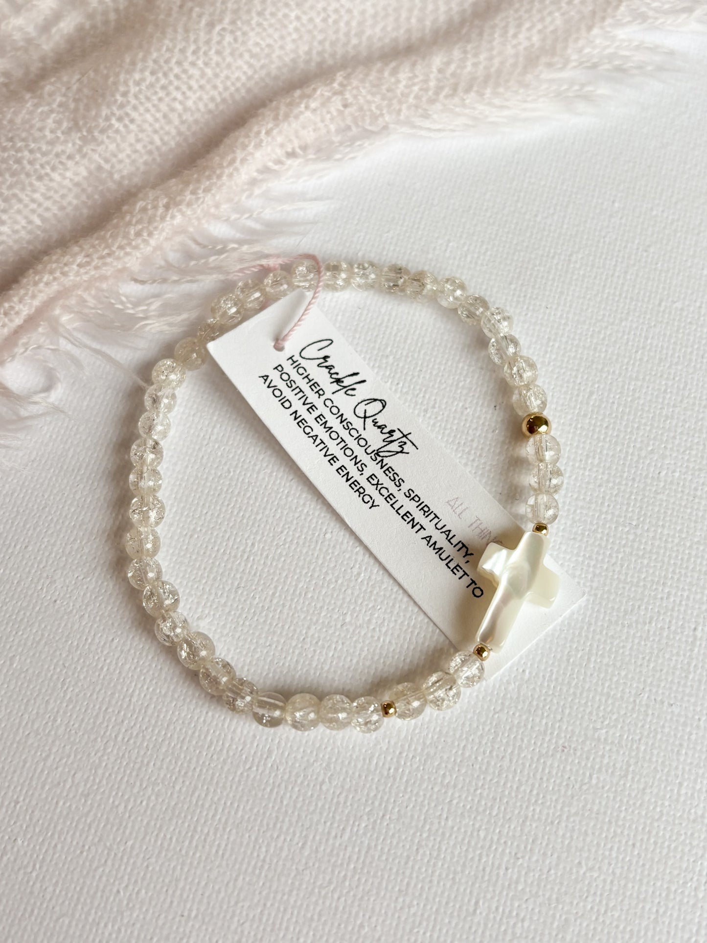 *CROCIFISSO BRACELET 4MM - READY TO ROCK