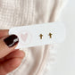 CROSS STUD EARRINGS