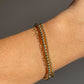 2MM 14K GOLD FILLED BEADED BRACELET