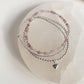 MINI SCINTILLA BRACELET - MAUVE ROSE QUARTZ 3MM