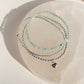 2MM STERLING SILVER BEADED BRACELET