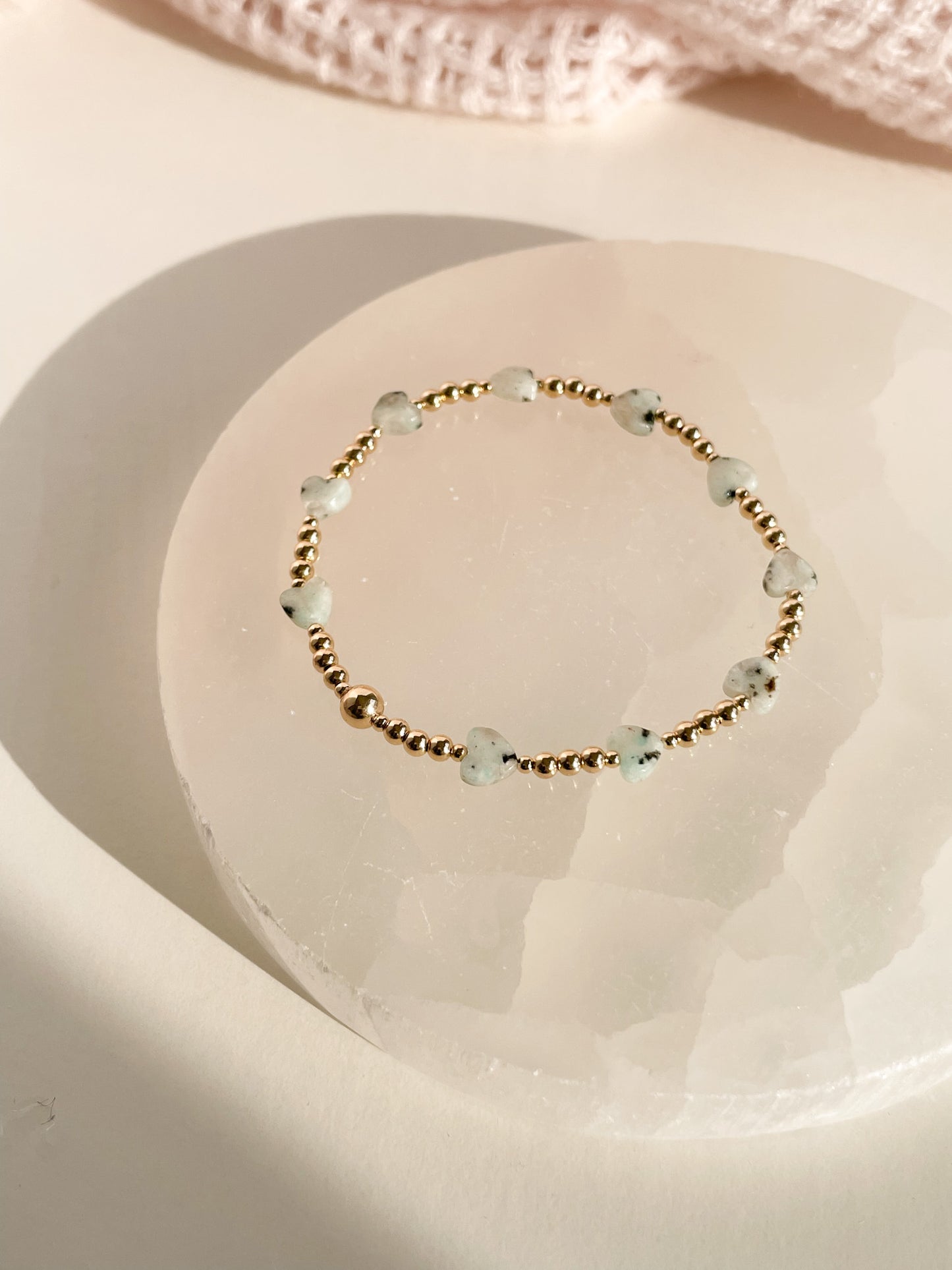 SPRUZZATA D'AMORE BRACELET - KIWI JASPER