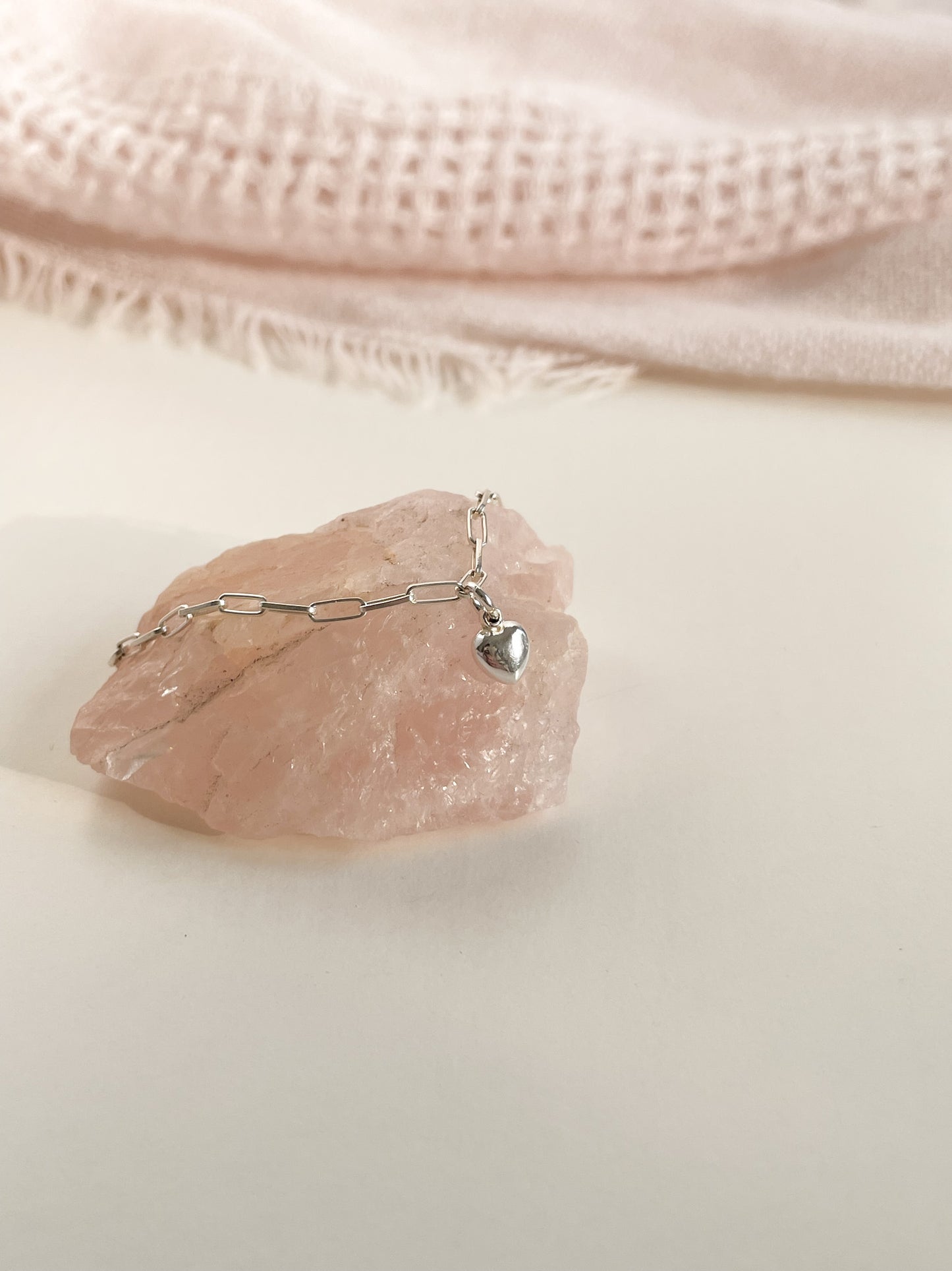 CUORE D'ARGENTO STAPLE CHAIN BRACELET
