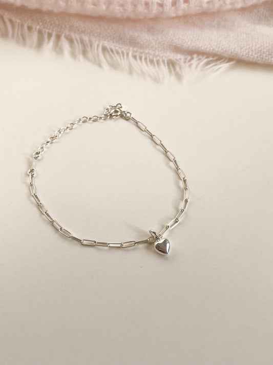 CUORE D'ARGENTO STAPLE CHAIN BRACELET
