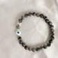 MALOCCHIO BRACELET - 6mm LARVIKITE