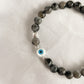 MALOCCHIO BRACELET - 6mm LARVIKITE
