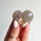 GEMSTONE HEART - GREEN FLOWER AGATE
