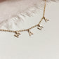 PERSONALIZED CHARM NECKLACE - 14K GOLD FILLED