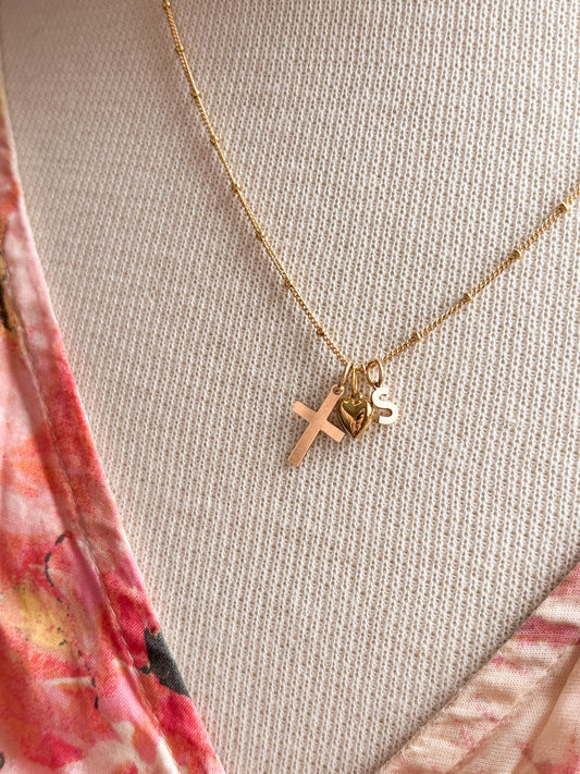 PERSONALIZED PENDANT NECKLACE - 14K GOLD FILLED