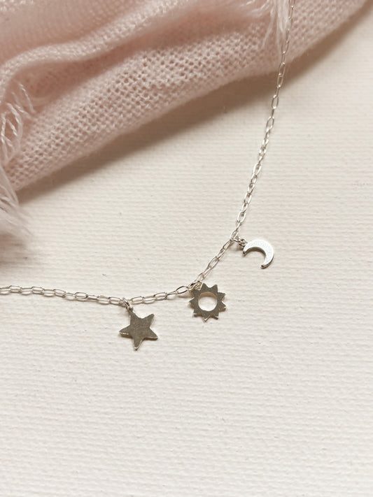 PERSONALIZED CHARM NECKLACE - STERLING SILVER
