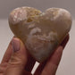 GEMSTONE HEART - FLOWER AGATE