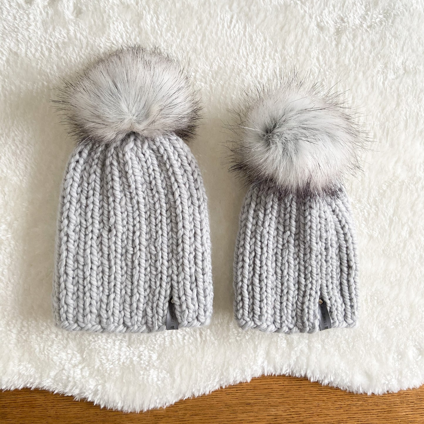 RIBBED BEANIE - BABY TO ADULT SIZE - MADE TO ORDER