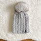RIBBED BEANIE - BABY TO ADULT SIZE - MADE TO ORDER