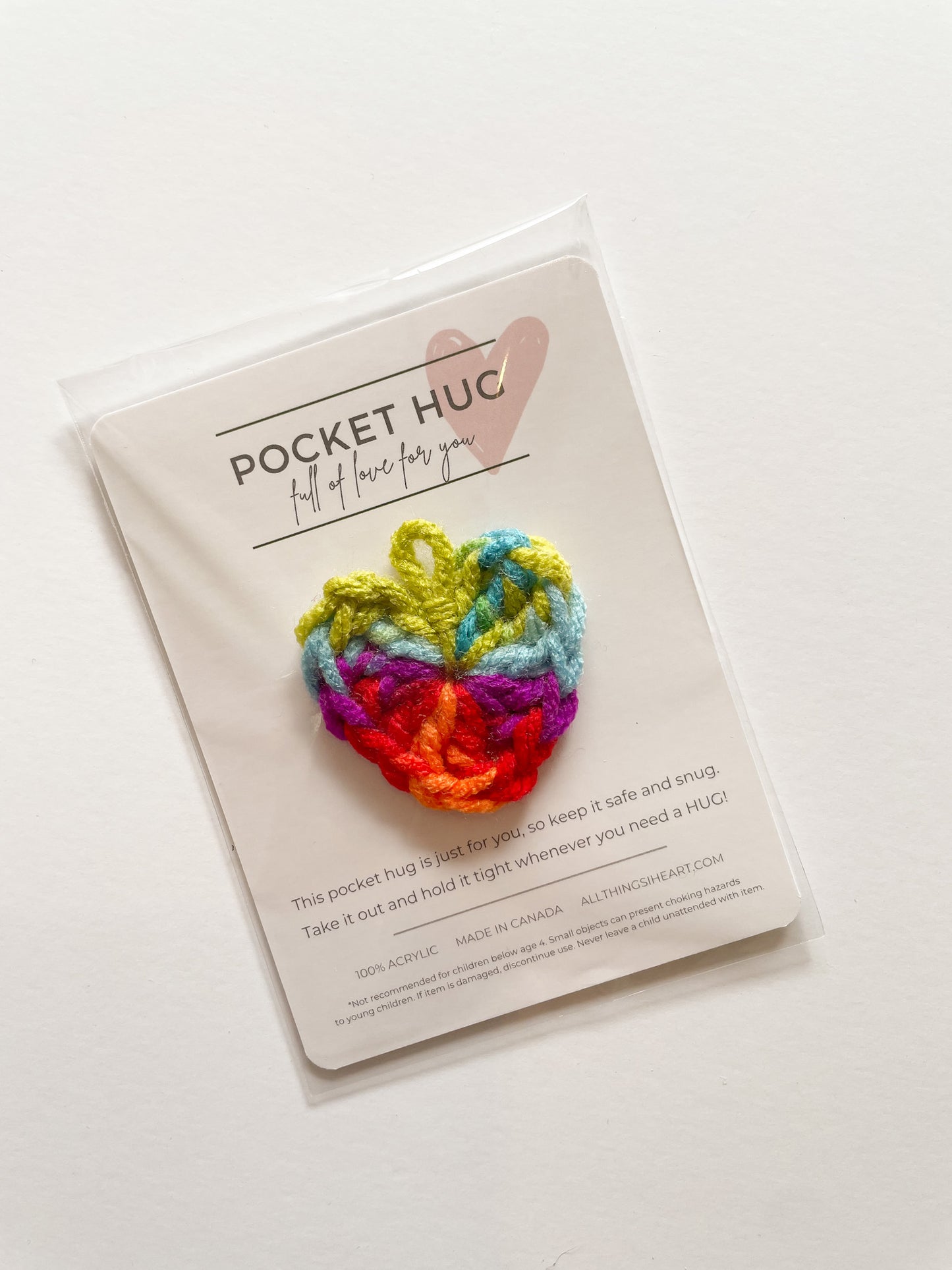 POCKET HUG - HEART, SET OF THREE