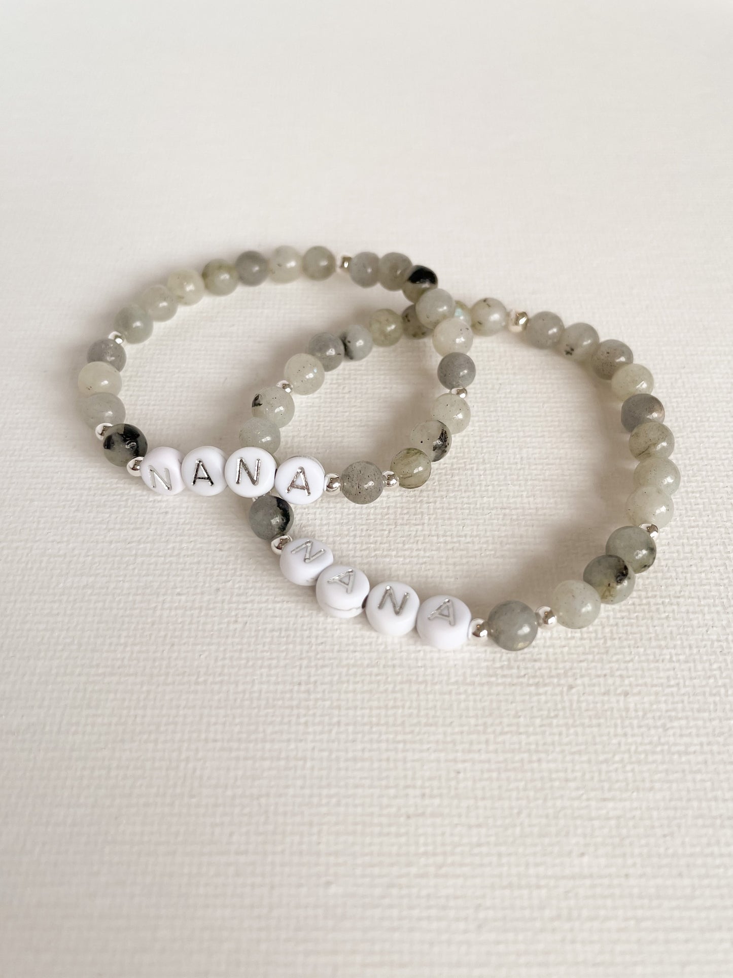 PERSONALIZE YOUR OWN BRACELET - LABRADORITE 6MM