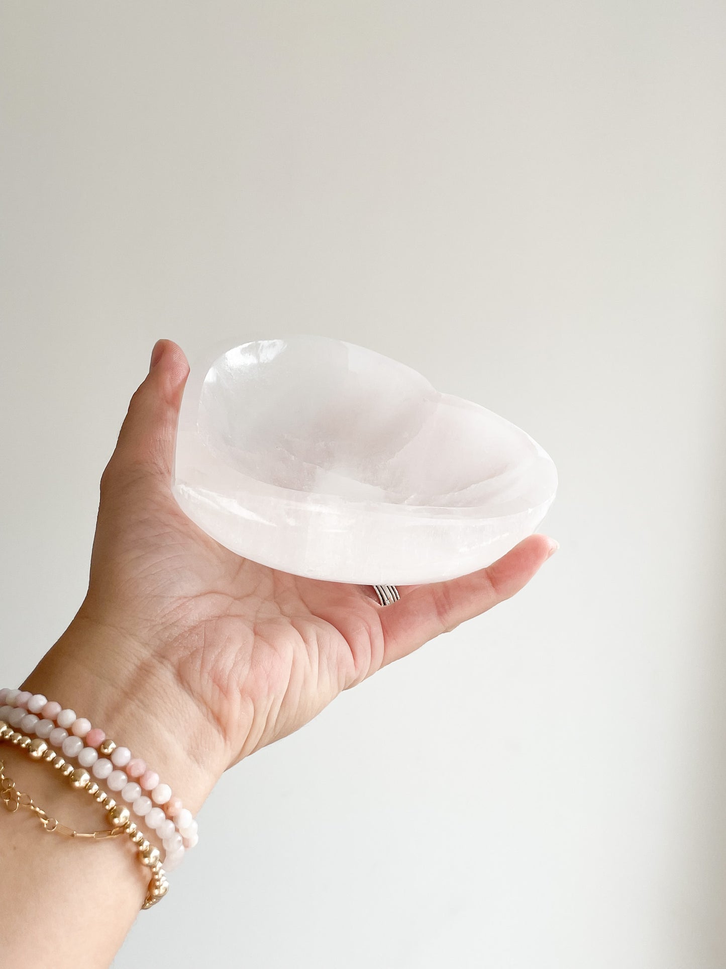 SELENITE HEART BOWL