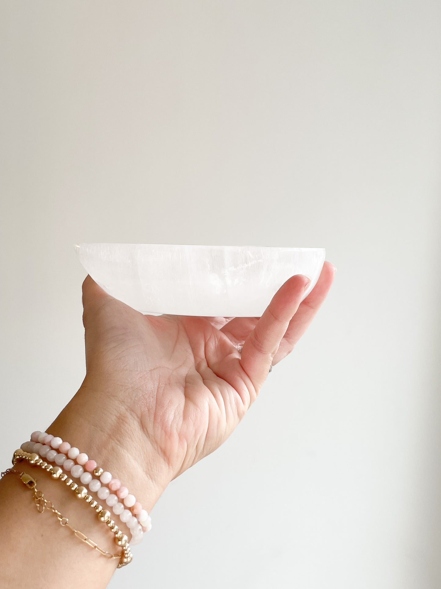 SELENITE HEART BOWL