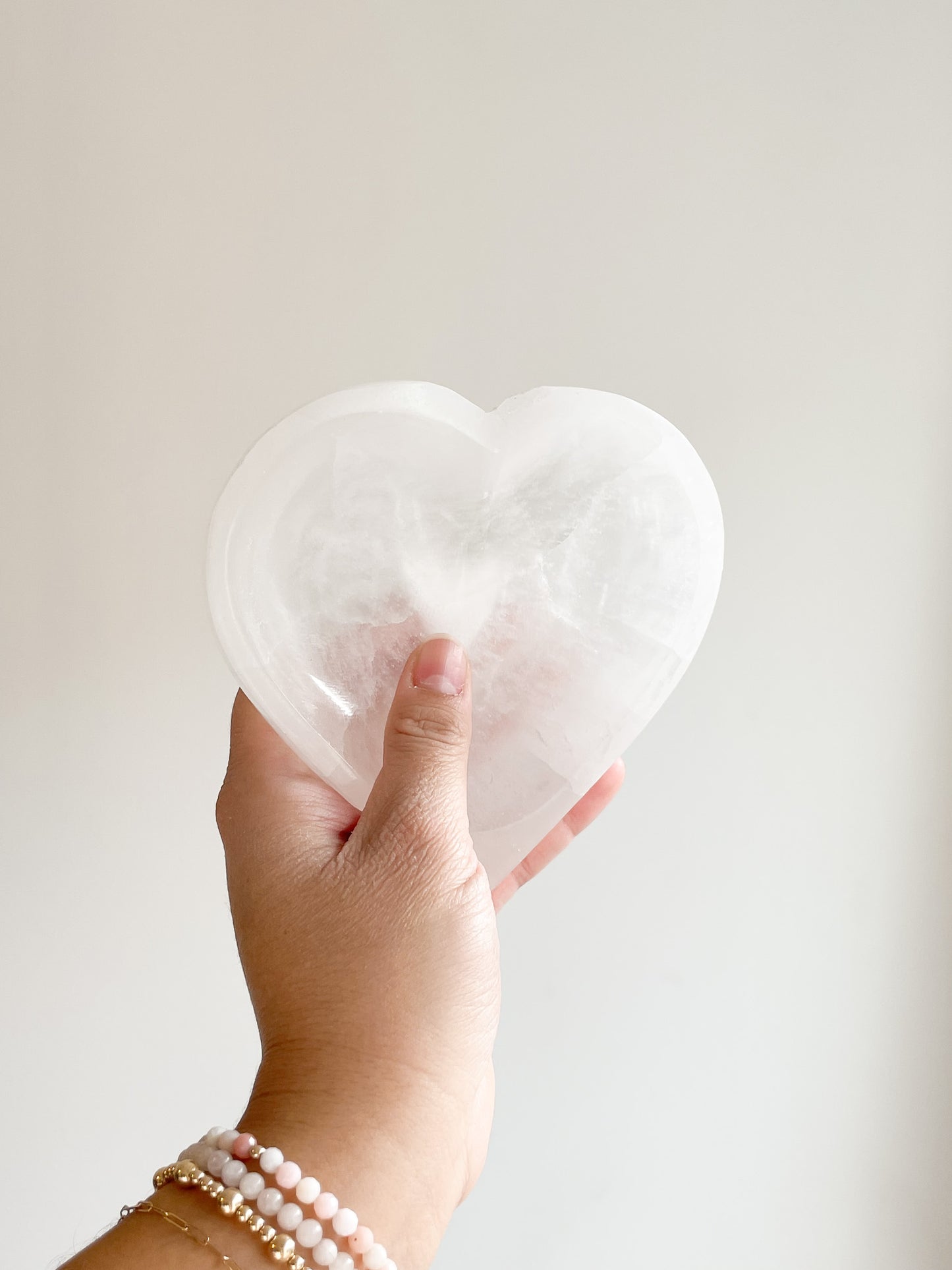 SELENITE HEART BOWL