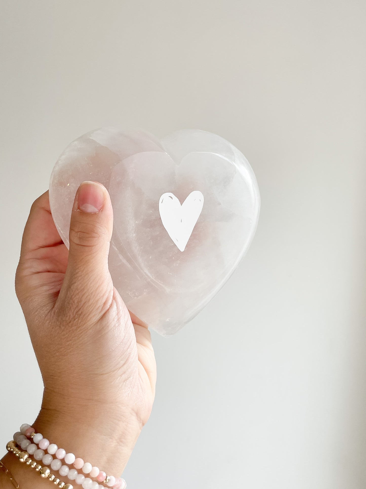 SELENITE HEART BOWL