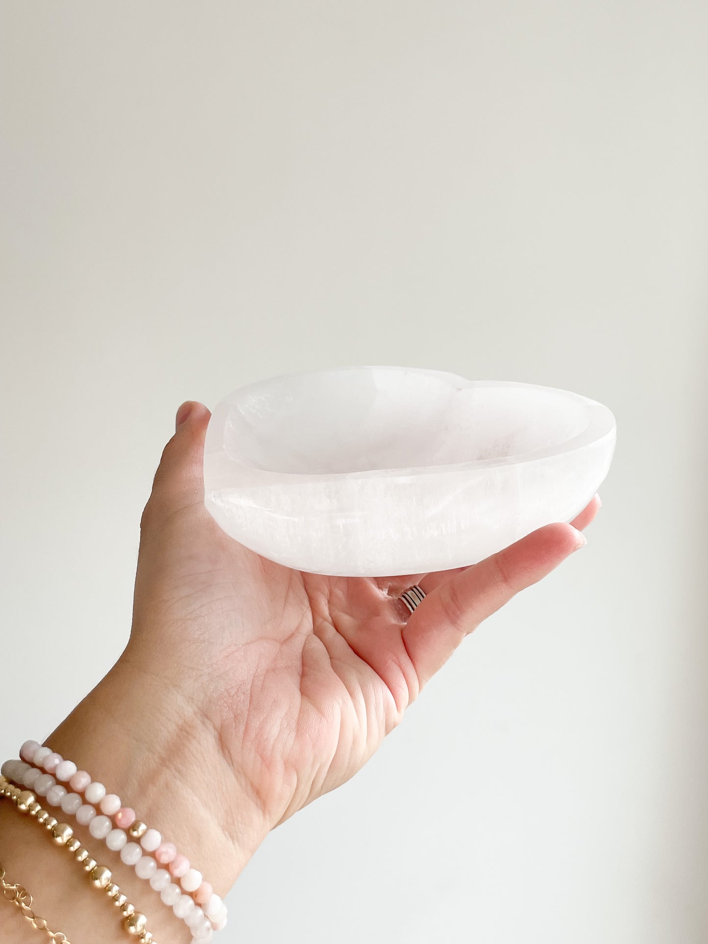 SELENITE HEART BOWL