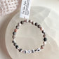 PERSONALIZE YOUR OWN BRACELET - MATTE PINK ZEBRA JASPER 6MM