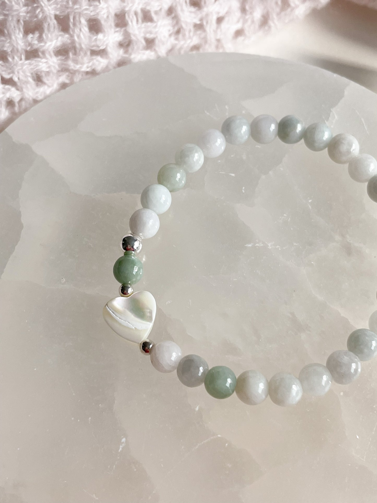 TESORO BRACELET - BURMA JADE, 6MM