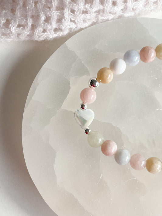 TESORO BRACELET - MORGANITE, 8MM