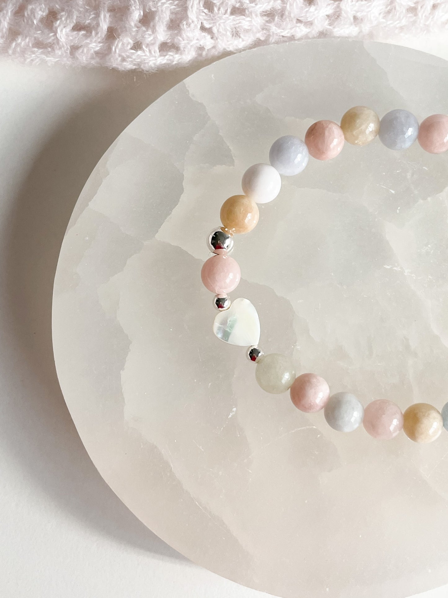 TESORO BRACELET - MORGANITE, 8MM