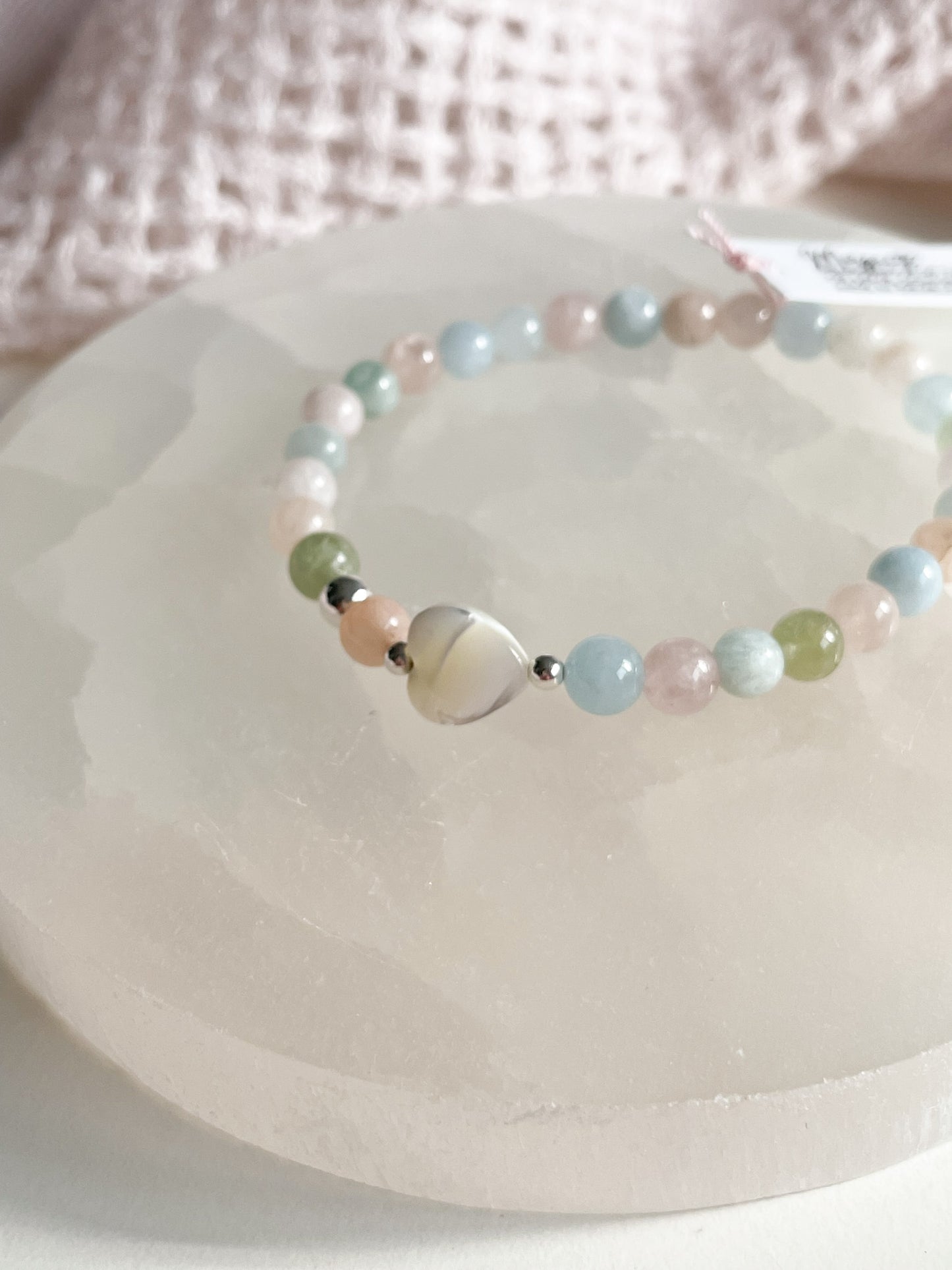 TESORO BRACELET - MORGANITE, 6MM