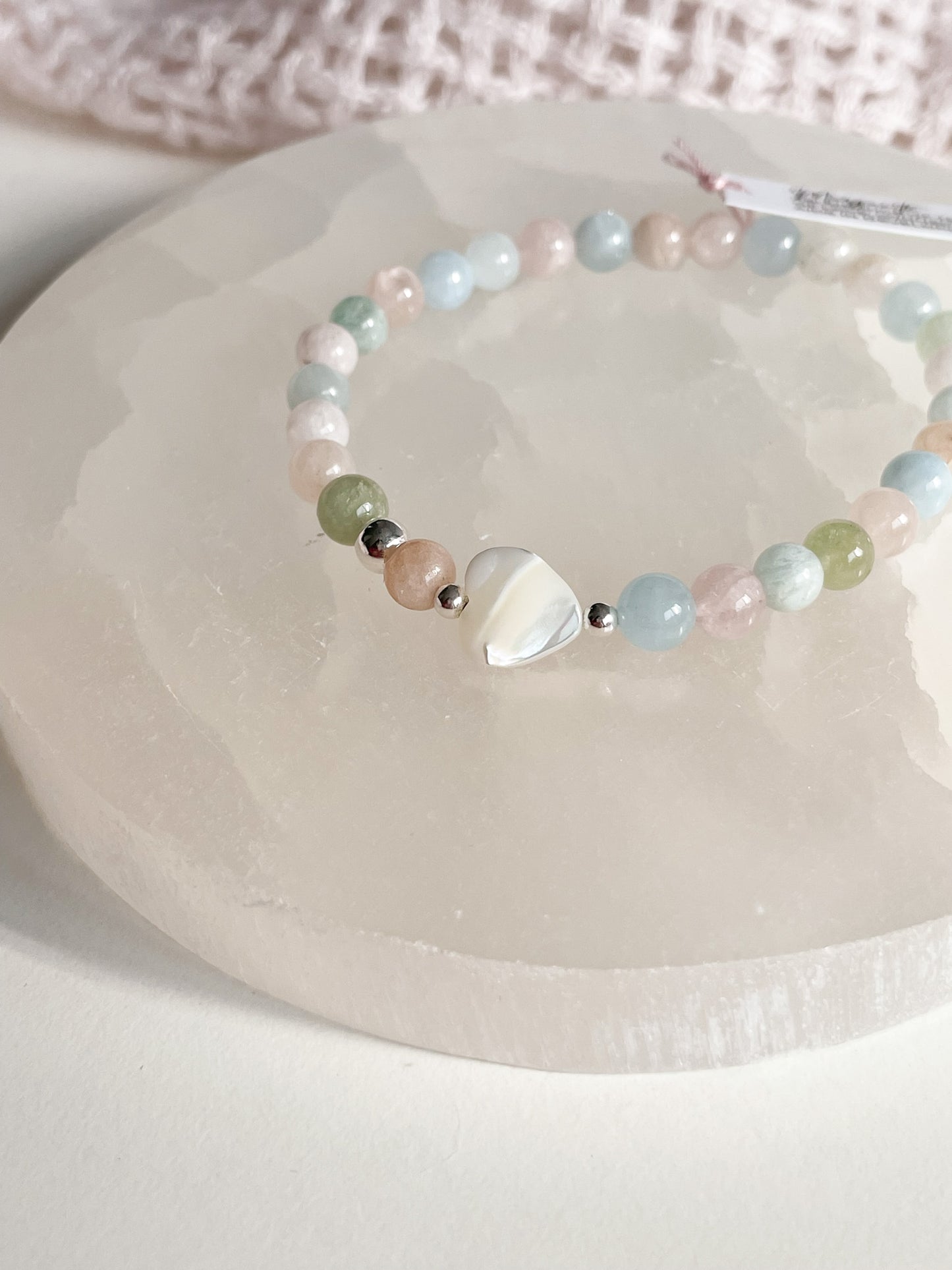 TESORO BRACELET - MORGANITE, 6MM